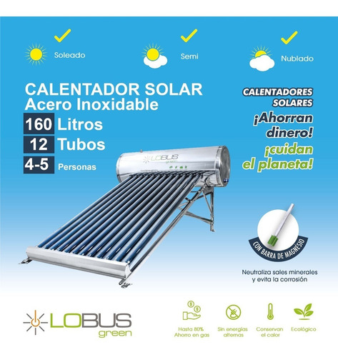Calentador Solar 12 Tubos Ideas Arquitectos
