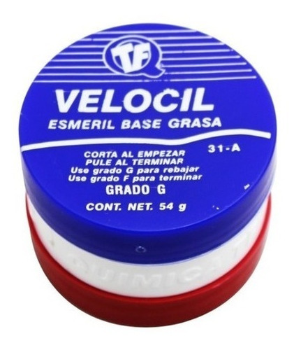 Velocil Grasa Base Esmeril, Para Asentar Válvulas Quimica Tf