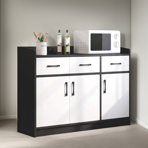 Aparador Organizadores 120cm Credenza De Moderna Con Cajones
