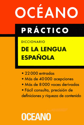 Libro Diccionario Práctico De La Lengua Española - Océano