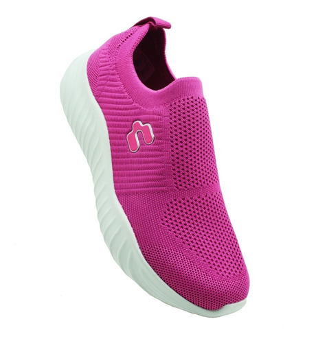 Tenis Tipo Calcetín Charly 1059290 Rosa Textil Dama