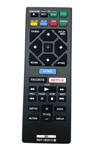 Control Remoto Rmt-vb201u For Sony Blu-ray Bdp-s3700 2024