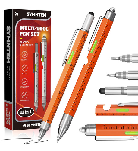 Y Caneta Multiferramenta Symntem 11 Em 1 Com Luz Led Para