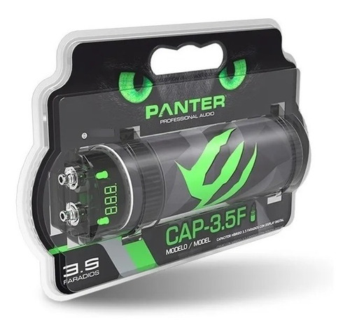 Capacitor Monster Panter 3.5 F Display Voltimetro Digital