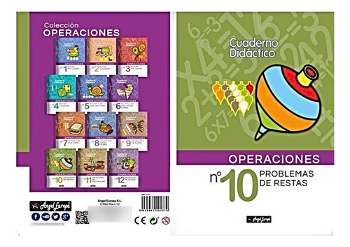 Libro Didactico De Operaciones Problemas De Resta No. 10