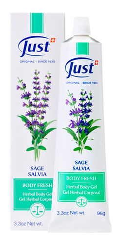 Swiss Just Body Fresh Gel Herbal Corporal Con Salvia 96g