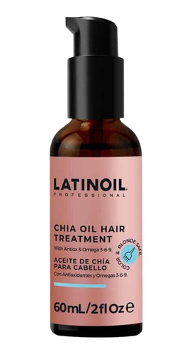Aceite Chia Latinoil Cabello Tratamiento Oil Hair  60ml