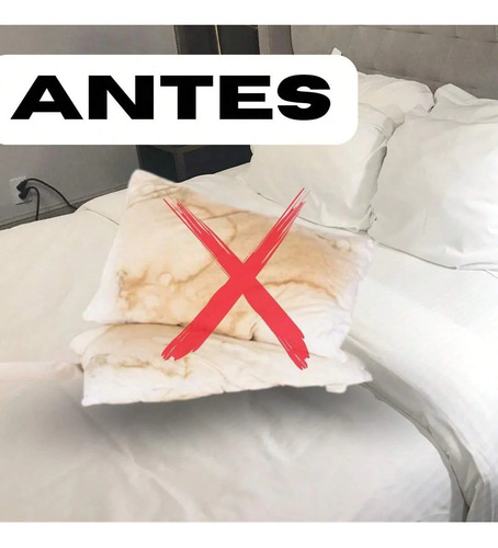 Almohada Duo Confortable Traspirable Vero Hogar Standar Blanco