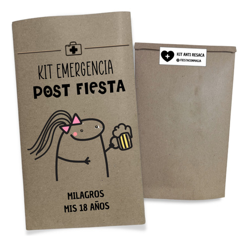 100 Sobres Anti Resaca Flork Cumpleaños Casamientos Fiestas