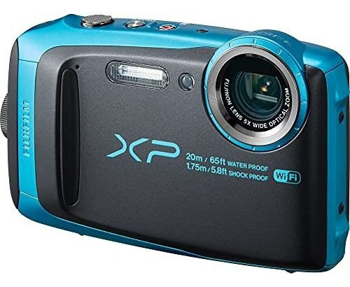 Finepix Xp120 Camara Digital Impermeable Azul Cielo Sd