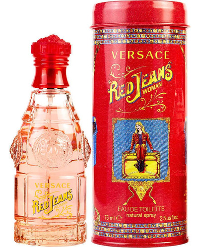 Perfume Red Jeans Woman Versace Edt 75ml Original.