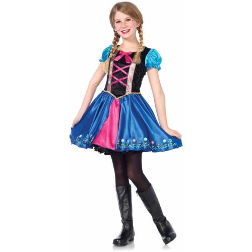 Disfraz Para Niña Princesa Alpina Talla L Halloween