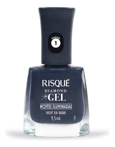 Risqué Noites Iluminadas Diamond esmalte night miami noites iluminadas gel