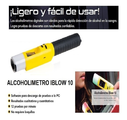 Iblow 10 Y Alcoblow Cmi - Policial - Calibración