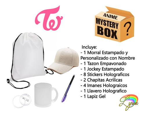 Twice Mystery Box Tazon Lapiz Jockey Chapita Llavero Kpop