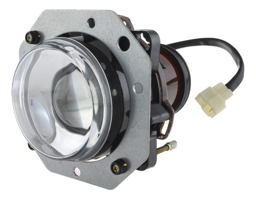Faro Halogeno Luz Baja S/ Foco H7 Lupa C/ Base