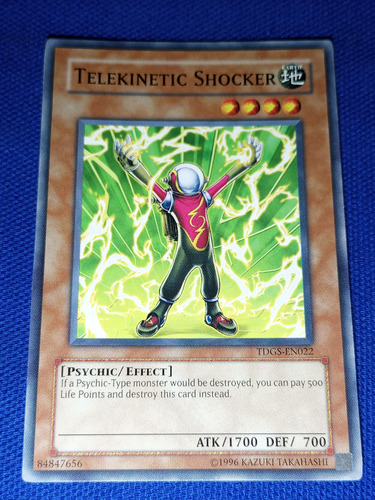 Telekinetic Shocker Yugioh Tcg #tdgs-en022 Telekinetic Shocker Inglés (Usado)