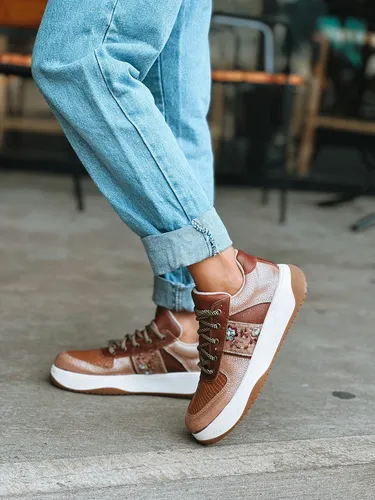 Zapatillas urbanas mujer cuero hotsell