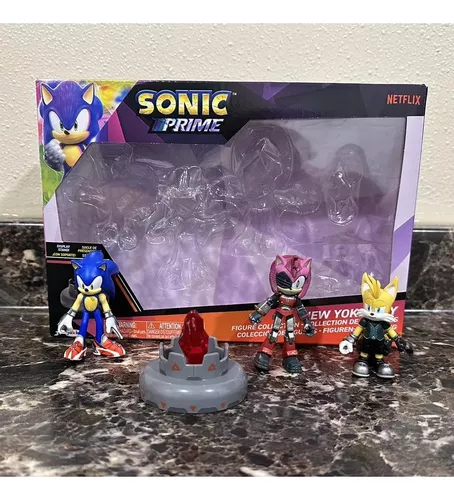 Bonecos Sonic Prime New Yoke City Originais Importado Eua