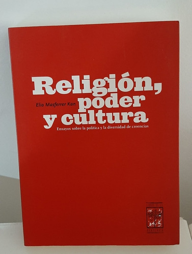 Religión Y Cultura, Masferrer Kan, Libros De La Araucaria