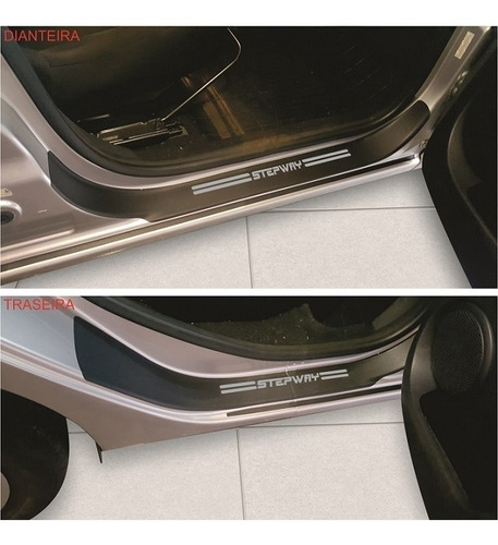 Imagem 1 de 1 de Acessórios Sandero Stepway Soleiras Protetoras Frete Gratis