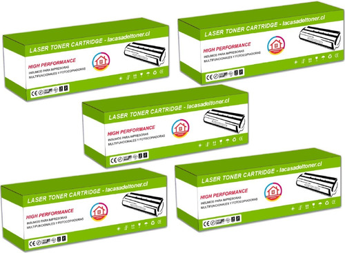 Pack Toner Cp Alternativo Para Canon 137 Negro 5 Unidades 