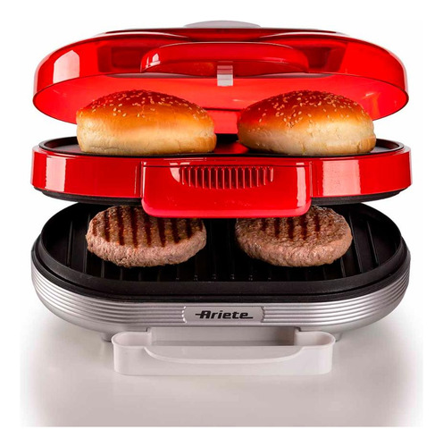 Burger Grill Elétrico Retrô Ariete 205 Party Time 1200w 220v