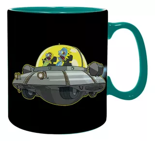 Rick & Morty - Taza Cambio De Color - 460 Ml - Nave