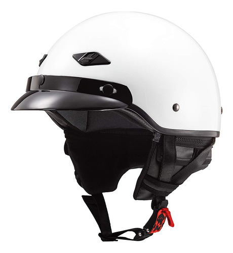 Ls2 Helmets Bagger - Medio Casco Para Motocicleta., Tamano M