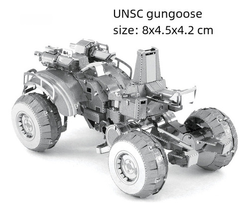 Hj Vehículo De Combate Unsc - Puzle De Metal 3d Halo