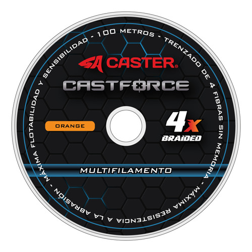 Multifilamento Caster Castforce 4x 0.30mm 18,2kg 40lb 100m