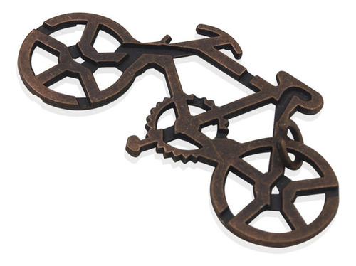 Bike Quebra Cabeça De Metal Enigma Bicicleta