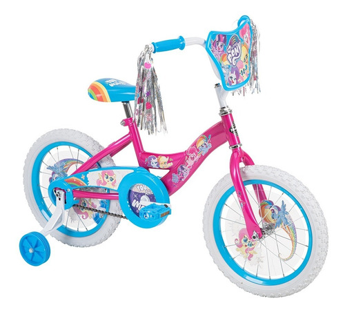 Imagen 1 de 4 de Bicicleta Huffy My Little Pony R16 Para Niñas Edad 4-6 Años
