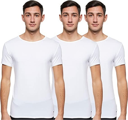 Pack Polo X 3 Tommy Hilfiger Blanco Hombre M Slim