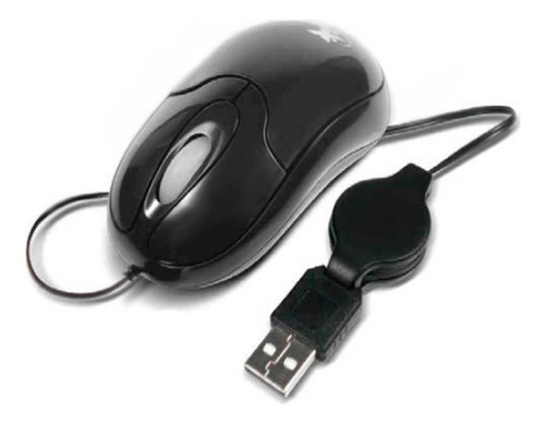 Xtech Mouse Óptico Con Cable Retráctil