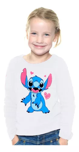 Remera Lilo Y Stitch Stech Stich Angel Disney Niña Nena