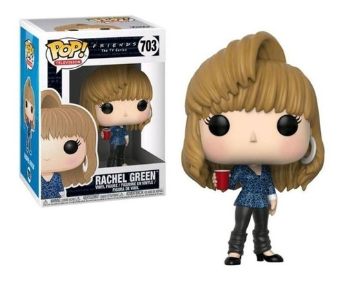 Figura de acción  Rachel Green 80's de Funko Pop! Television