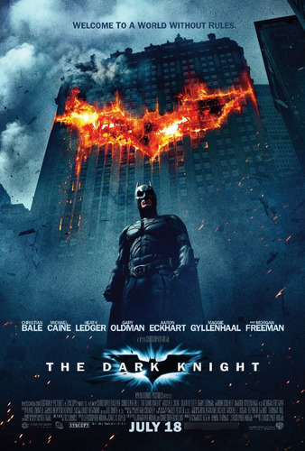 Posters Batman The Dark Knight Lona Vinilica Cine 100x70 Cm