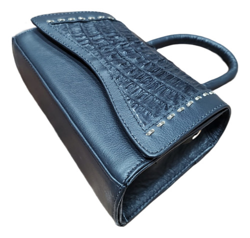 Bolso Mujer Piel Exotica Original Cocodrilo Serpiente Mantar