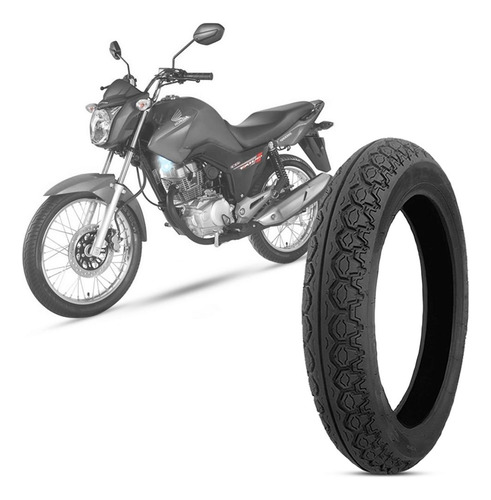 Pneu Moto Honda Cg Technic 90/90-18 57p Traseiro Tiger