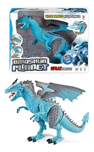 Dinosaurio Control Remoto Gran Dragon Luz Vapor Sonido
