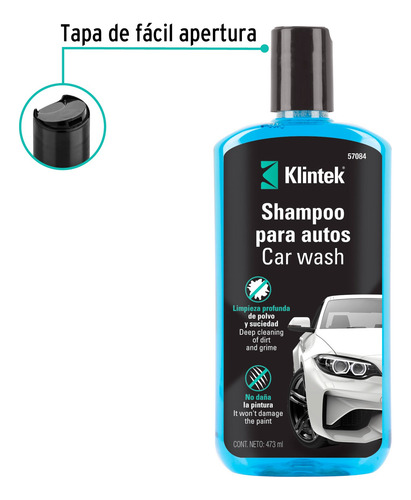 Shampoo Para Autos Limpieza Profunda Carros Motos Camionetas