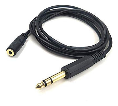 Haokiang Cable De Audio De 0.138in A 0.250in Chapado En Oro