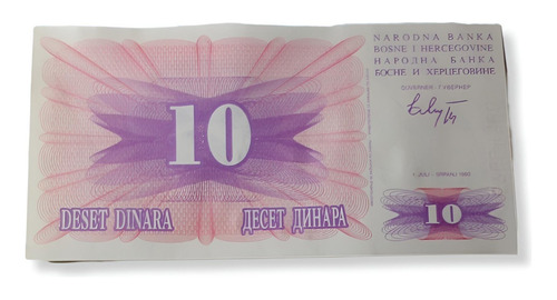 Billete De Bosnia Herzegovina Sin Sircular 