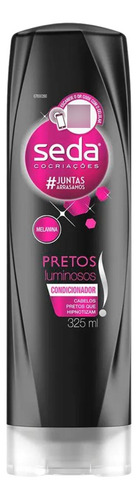 Kit Shampoo E Condicionador Seda Pretos Iuminados 325ml