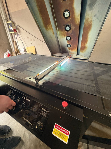 Carro De Curado Uv Doble Tubo Secado Serigrafia Tecnolux (Usado)