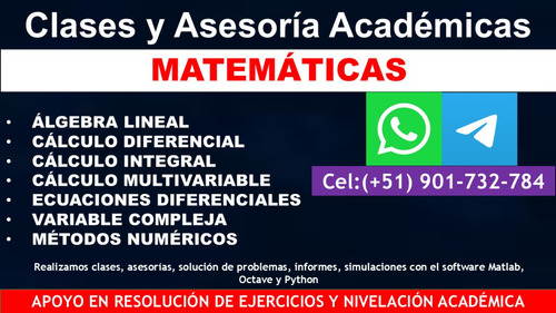 Clases De Matemática, Física, Química E Ingeniería