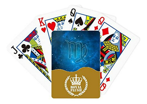 Juego De Cartas De Póquer Con Escalera Real De La Constelaci