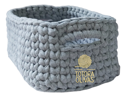 Organizador Rectangular Grande Bajo Canasto Totoraolivas