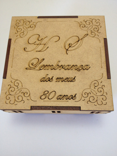 10 Caixinhas Mdf Passa Fita 14x7x7cm Personalizada